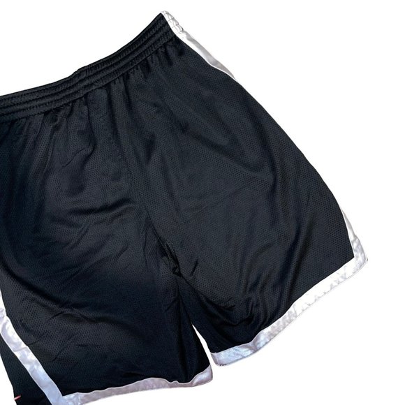 Nike Mens Athletic Shorts L Black Lined Elastic Waist Drawstring Swoosh Logo - Picture 6 of 7